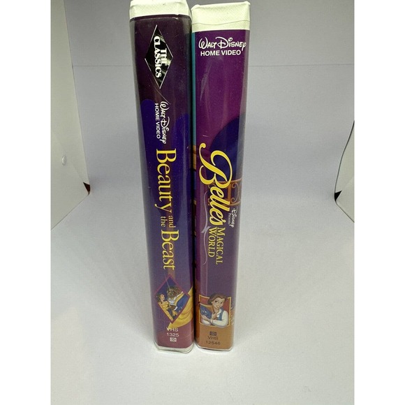Beauty and The Beast & Belle's Magical World Belle Disney VHS Cassette - Picture 2 of 4